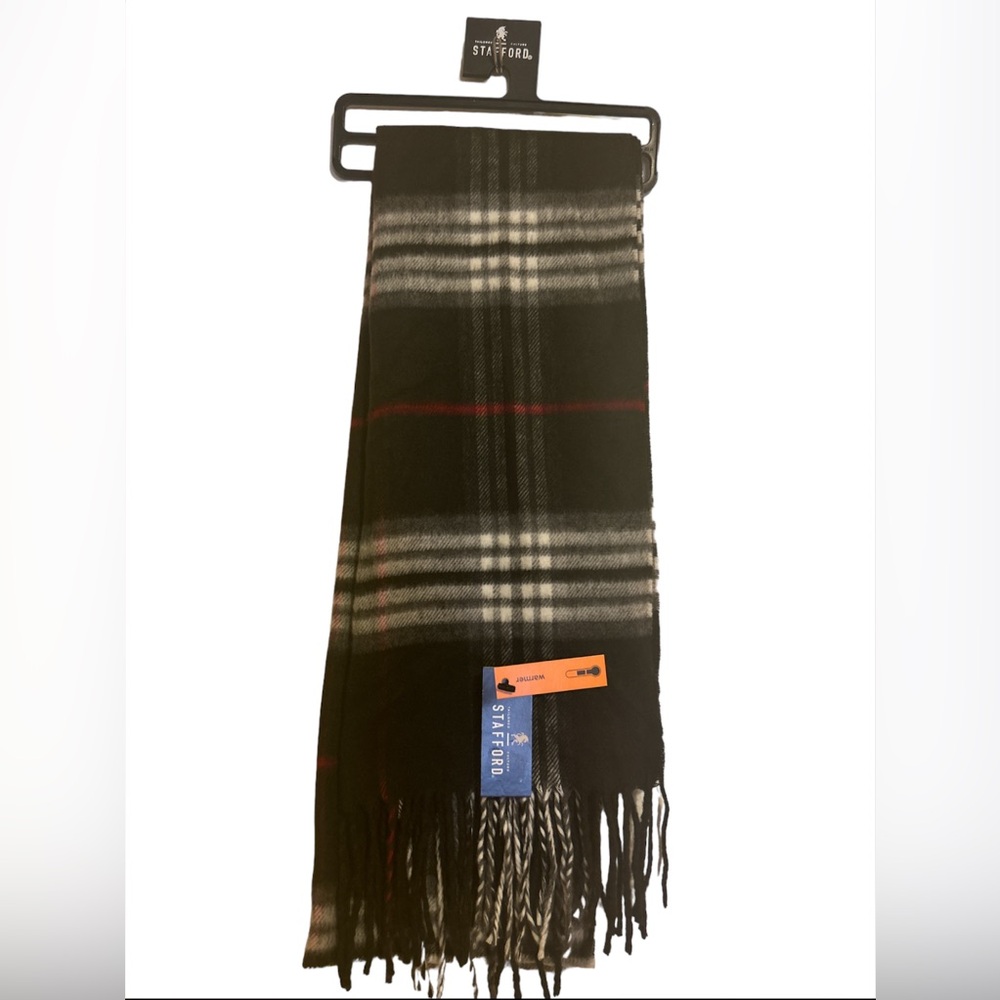 STAFFORD - MEN - SCARF - Black - ONE SIZE